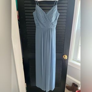 Bill Levkoff Bridesmaid Dress - Dusty Blue